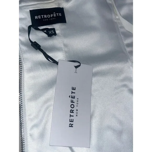 Retrofete Cheryl Dress in White New Womens Bodycon Pencil Midi - Picture 8 of 16